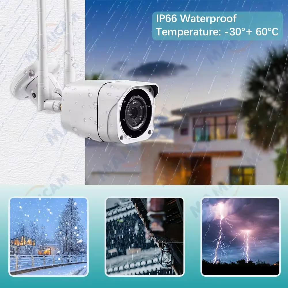 4G SIM Card 5MP GSM Video Camera Security Camera