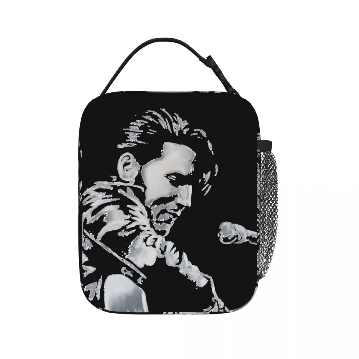 

Elvis Presley - King Is Back Insulated Lunch Bags Portable Picnic Bags Thermal Lunch Box Lunch Tote for Woman Work Kids School