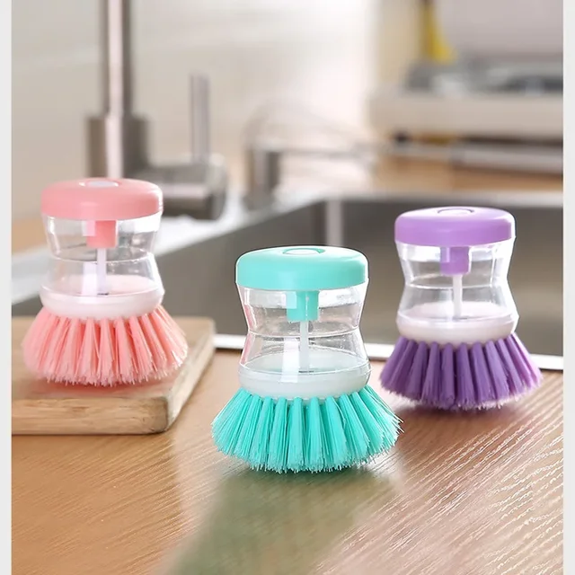 Soap Dispensing Dish Brush 5