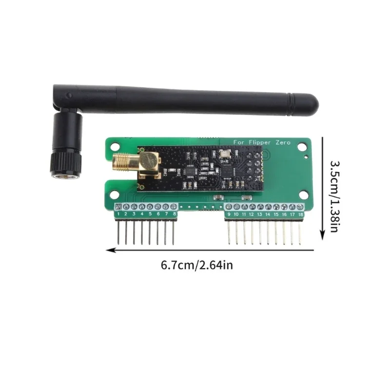 Flipper NRF24 및 GPIO 모듈용 Antanna 포함 장거리 전송 거리 향상된 무선 통신