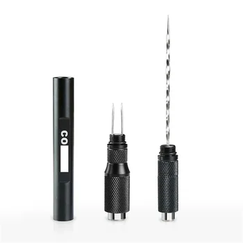 Portable Cigar Punch Cutter, Sharp Cigar Pass Needles Dredge Drilled Cigar Draw Enhancer Tool, Smoker Smoking Accessories, CT-07