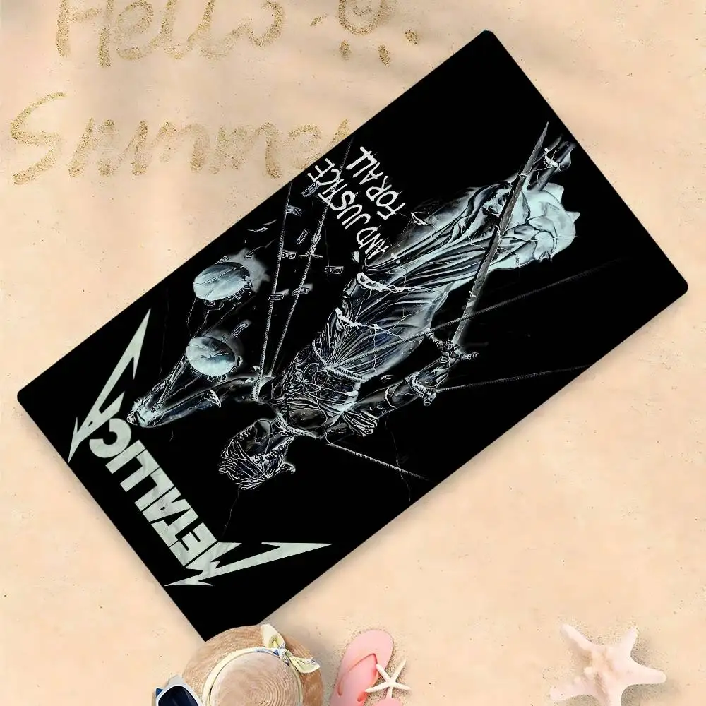 Band T-MetallicaS-D Big Microfiber Beach Towels Quick Dry Towel Sand Beach Towels Pool Towel For Travel Swim Pool Yoga