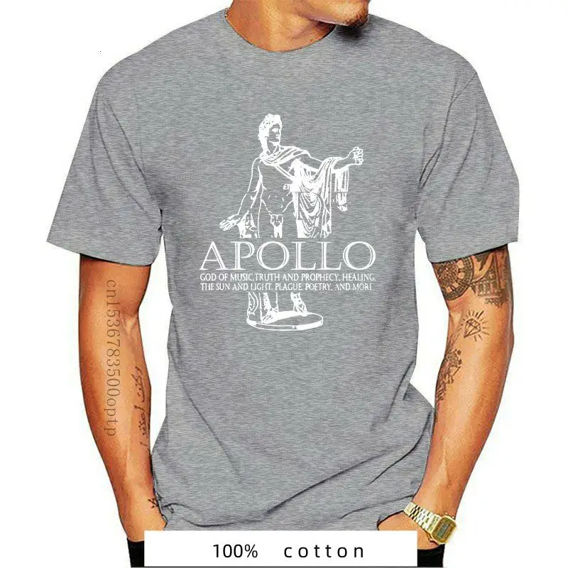 

Men tshirt Apollo God Of Music And Sun Greek Mythology design Classic T Shirt women T-Shirt tees top