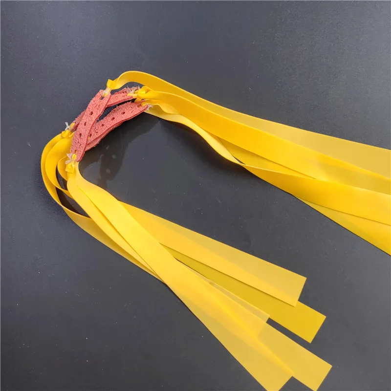 Slingshot rubber band 5/10 Pcs Thickness 0.75mm/0.03inch Leather Color And Design Random Regular Thickness