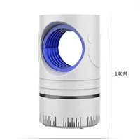 1 PC électrique mouche insectes moustique tueur lumière LED piège lampe de contrôle petite pravage avec alimentation USB et adaptateur 6