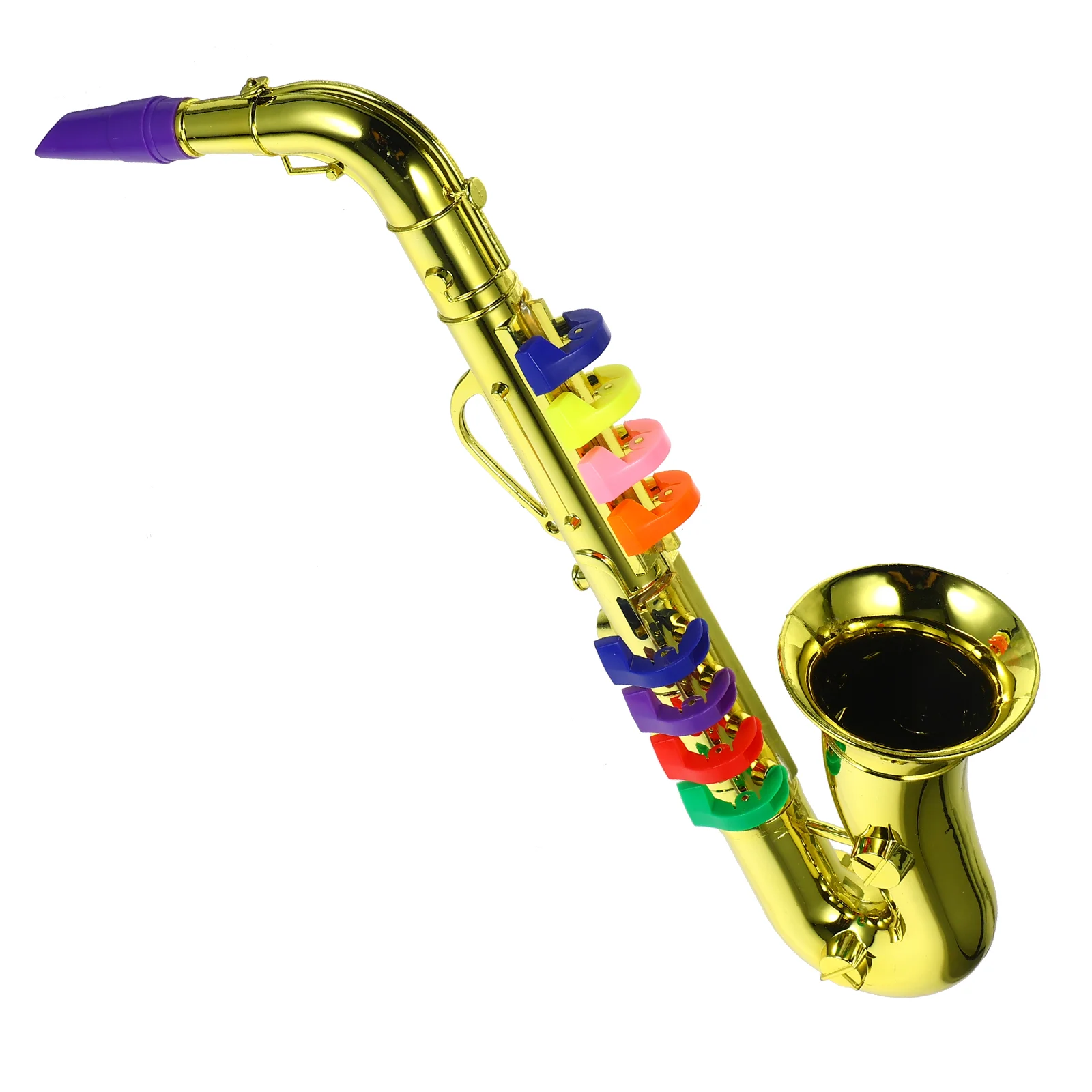 

Children Plastic Trumpet Toy Musical Instruments Toy Saxophone Rhythms Trumpet Toy Kids Mini Musical Toy (No Voice)