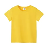 T-shirt d'été à manches courtes pour enfants de 2 à 12 ans, vêtements en coton pour bébés garçons et filles, t-shirt uni pour nourrissons, hauts pour enfants 2