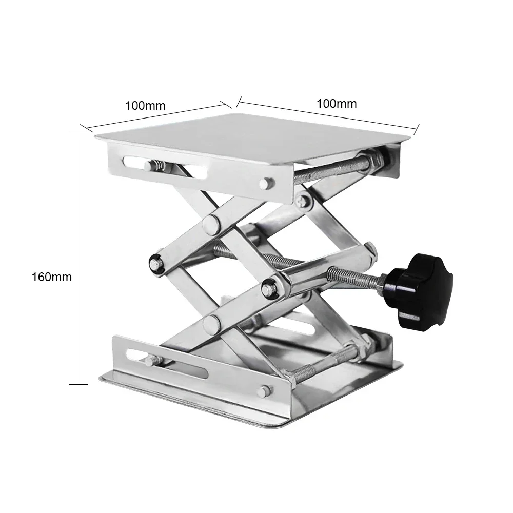 Versatile Lift Table Scissor Stand for Woodworking and Laboratory Use