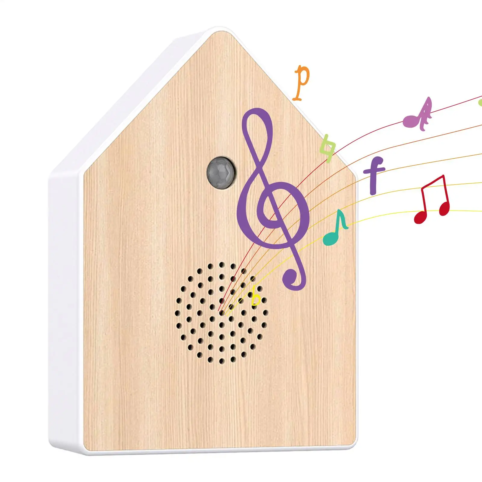 Nature Voice Maker Bird Sounds Device Bird Sound Box Motion-Activated Mini Singing Bird Box Bedroom Motion Sensor for Sleep Aid