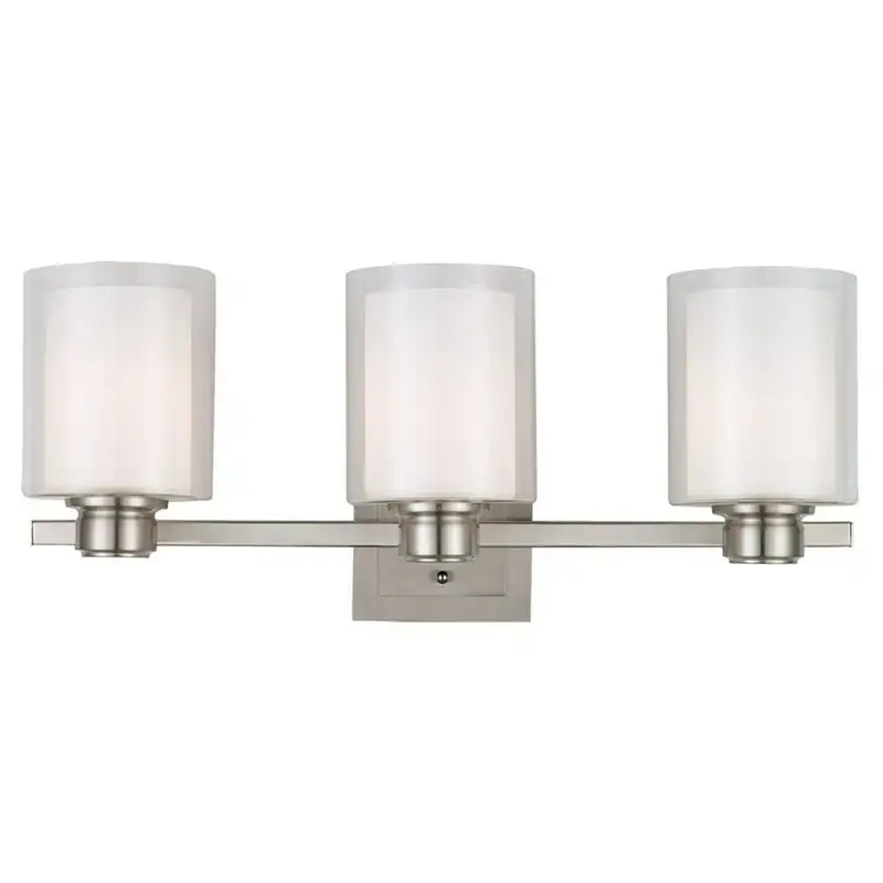 

Vanity Light in Brushed Nickel, 3-Light