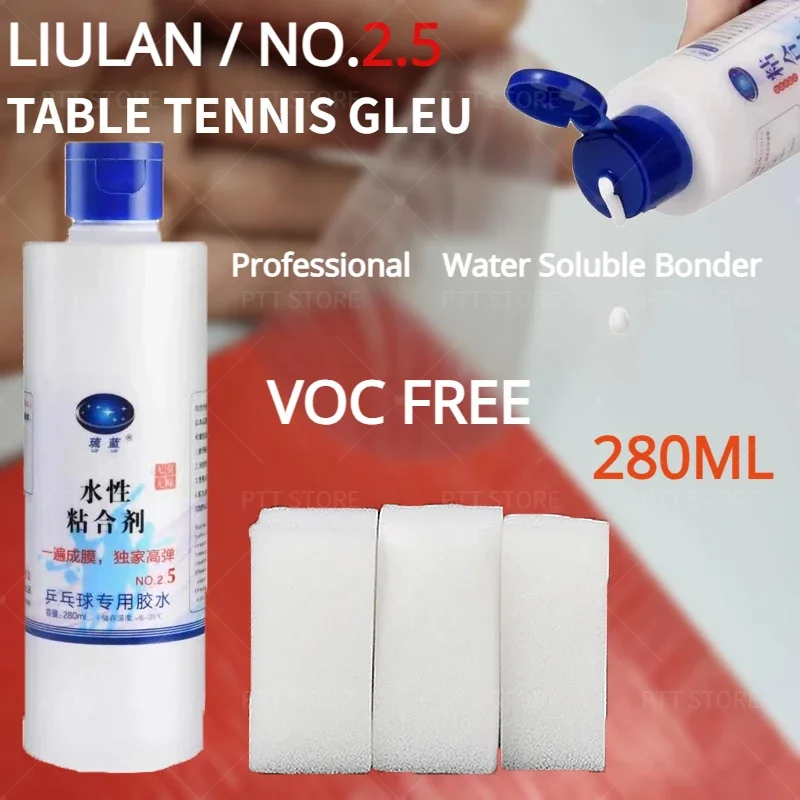LIULAN Waterbased Booster ITTF Approved 100/280ml Water Glue For Table Tennis Racket Ping Pong Accessories