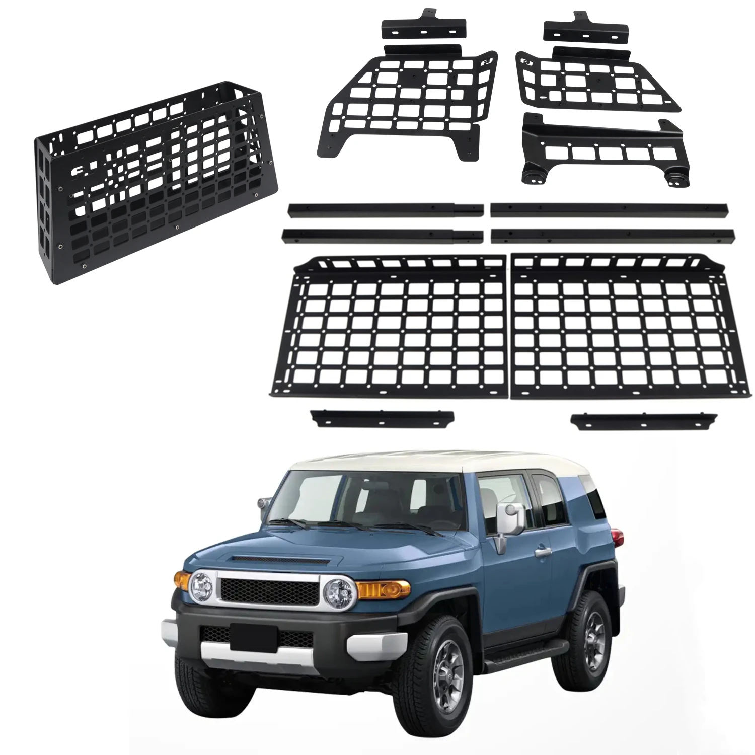 CGZ Molle パネル トヨタ FJ クルーザー 2007-2023 リアブーツトランク