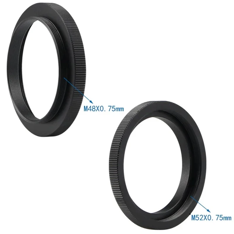 Microscope Adapter Female Internal Thread SCT M42 M48 M54 M52 M42 to Male Thread M48 M54 Astronomical Telescope Photography Adapter Ring Parts