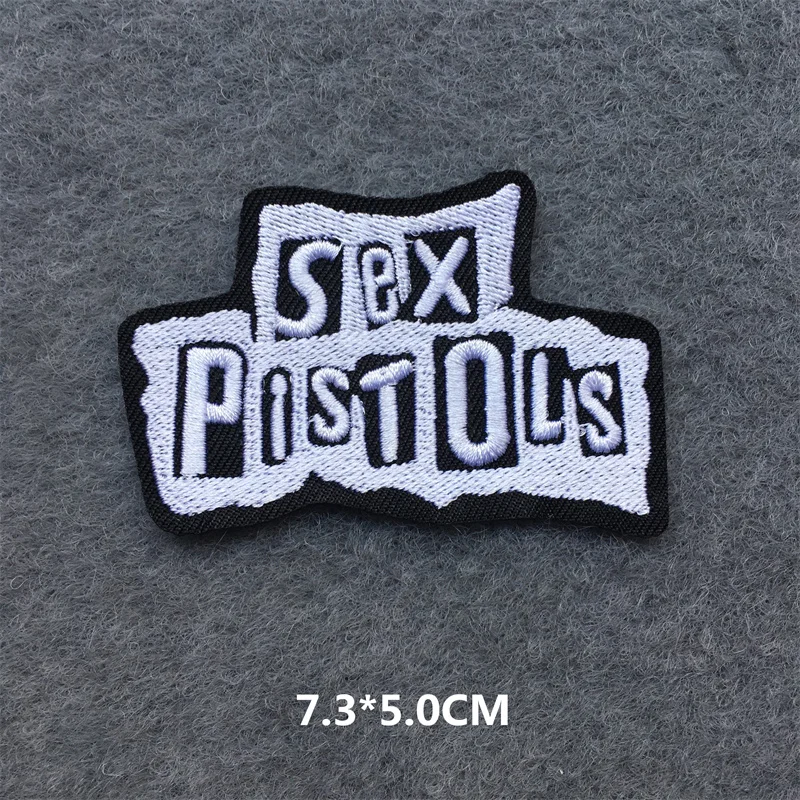 Band Rock Embroidered Patches on Clothes DIY Appliques Stripes Iron on Patches for Clothing Sewing Badges PUNK METAL MUSIC 