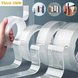 Ultra - Strong Reusable Nano Tape - 2MM Thick, Transparent, Waterproof, Double - Sided Adhesive - 2m
