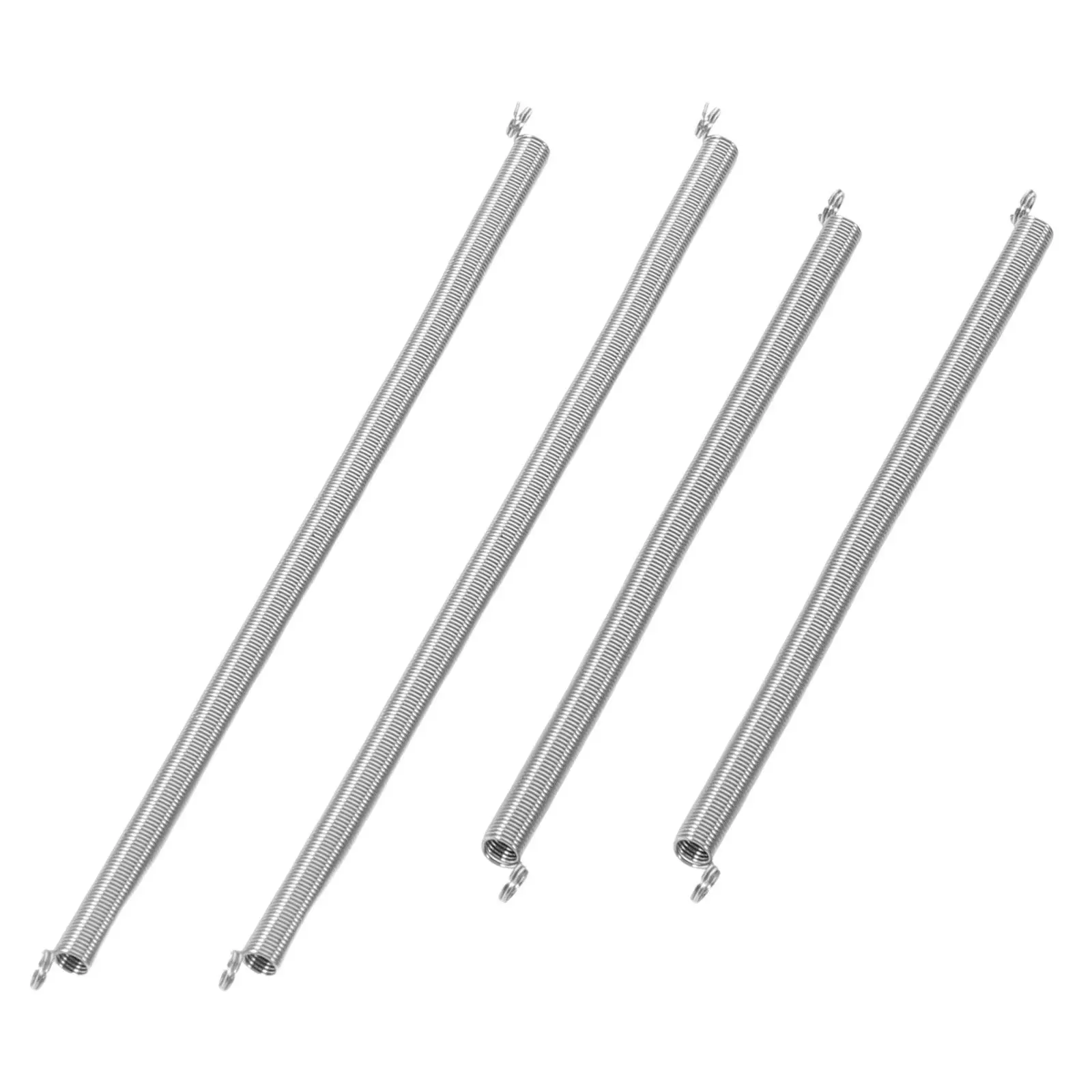 4Pcs 사무실 스테이플러 스프링 데스크탑 공예품 수리를 위한 스테인레스 스틸 더블 후크 연장 스프링 헤비 듀티 텐션