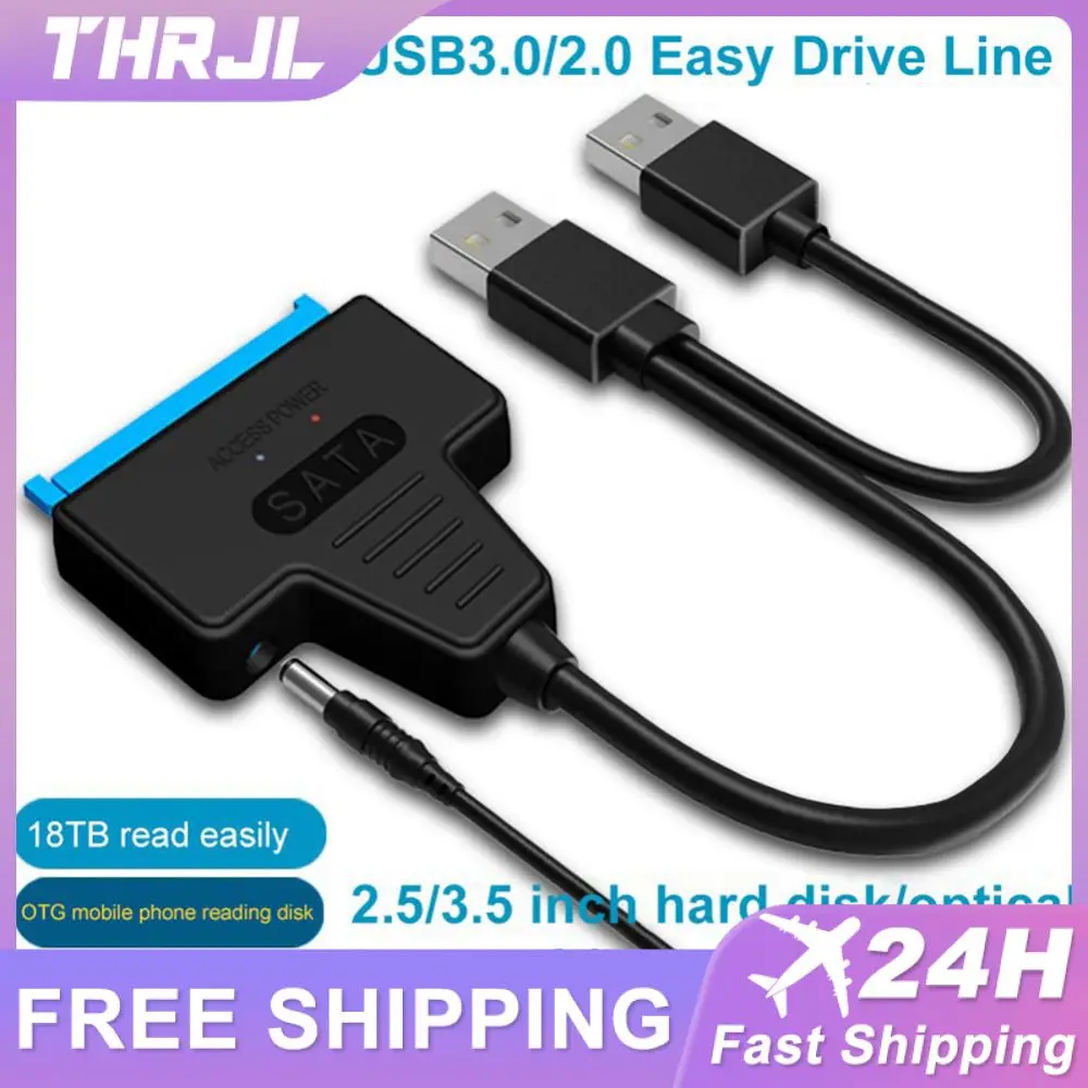

Easy Drive Line Usb 3.0 To Sata With DC Power Supply Port Mechanical Solid State Hard Drive Adapter Line USB2.0 Easy Drive Line