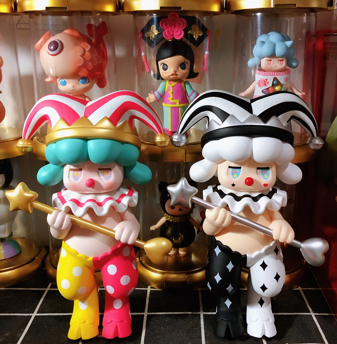 

Pan Shen Clown Series Blind Box Toy Doll Queen Style Cute Anime Character Gift Birthday Surprise Gift