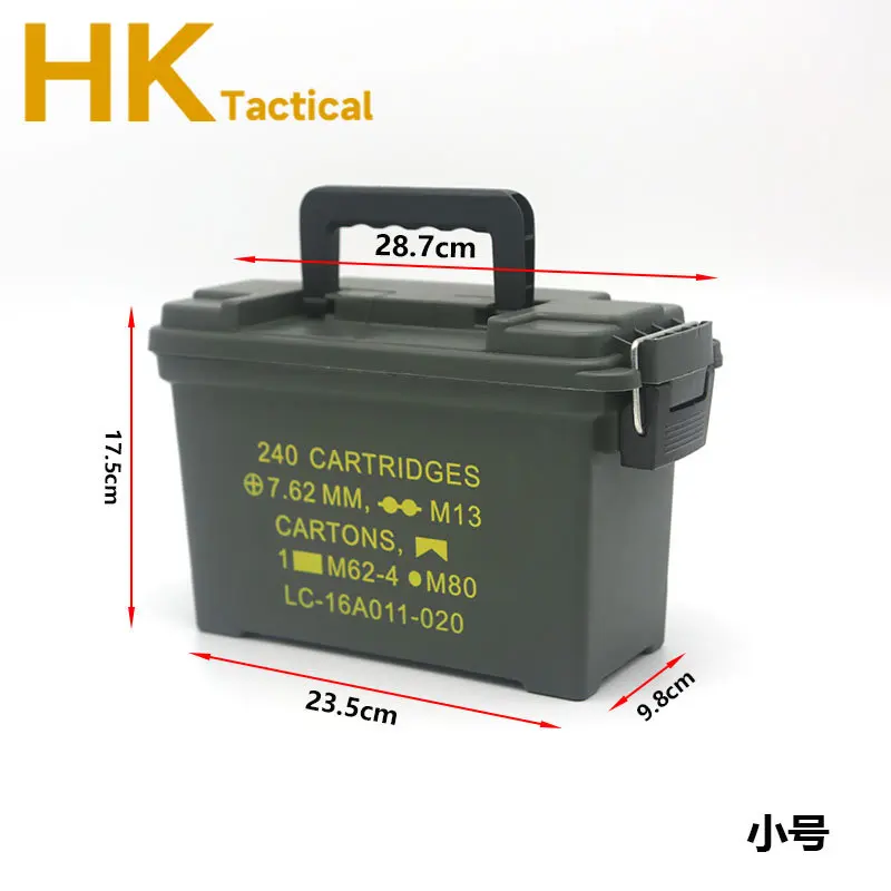 2PCS Plastic Ammo Box Military Storage Ammo Can Lightweight High Strength  Ammo Accessory Crate Storage Case Tactical Bullet box - AliExpress