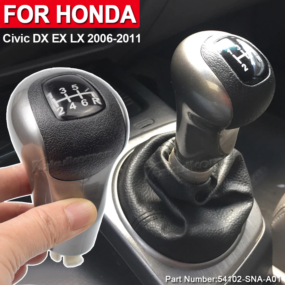 Für honda civic dx ex lx Auto 6-Gang-Schaltknauf Schalthebel Hebel Stick  Zubehör - AliExpress