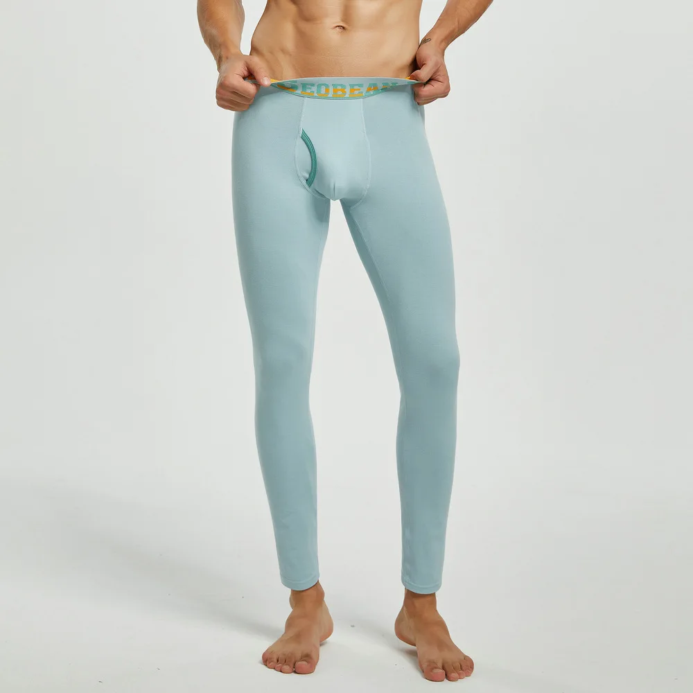 

Cotton Autumn Winter Men Sweatpants Elastic Running Tights Jogging Fitness Gym Training Basketball Track Workout Yoga Leggings
