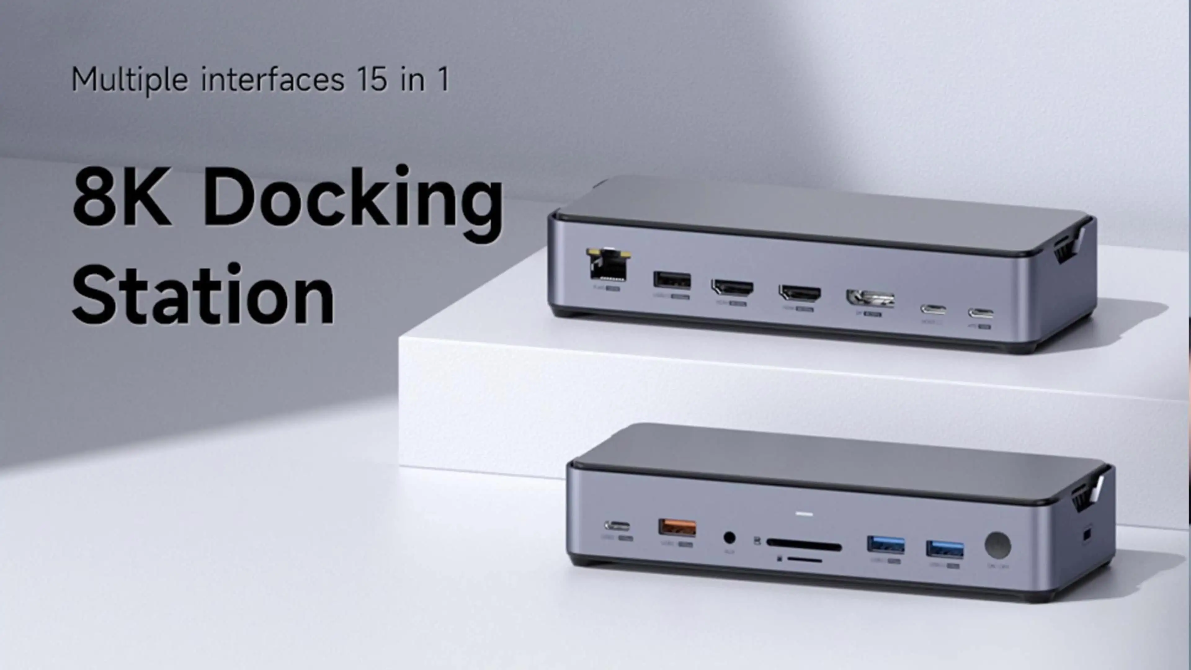 Hagibis USB C Docking Station Type C to 8K DP HDMI-Compatible