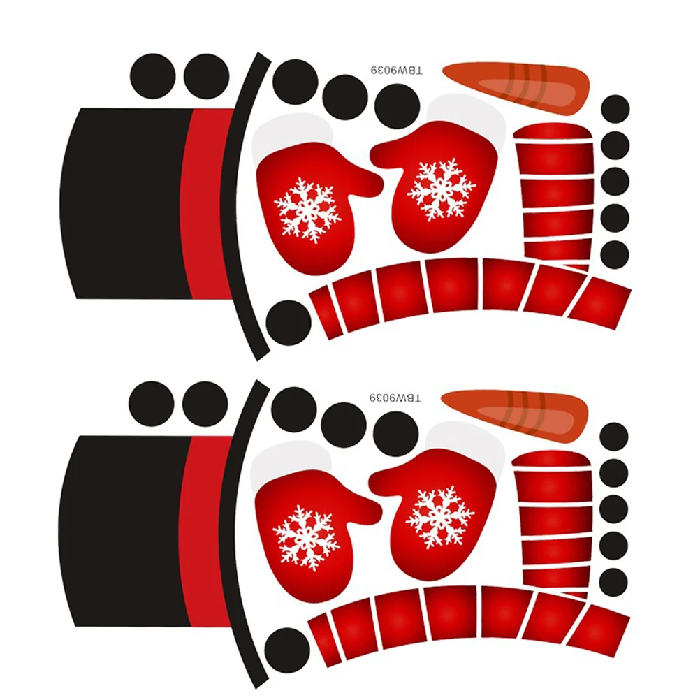 

Snowman Refrigerator Magnets, Snowman Sticker Christmas Fridge Magnet Set, Window Decal Stickers for Fridge Garage Door