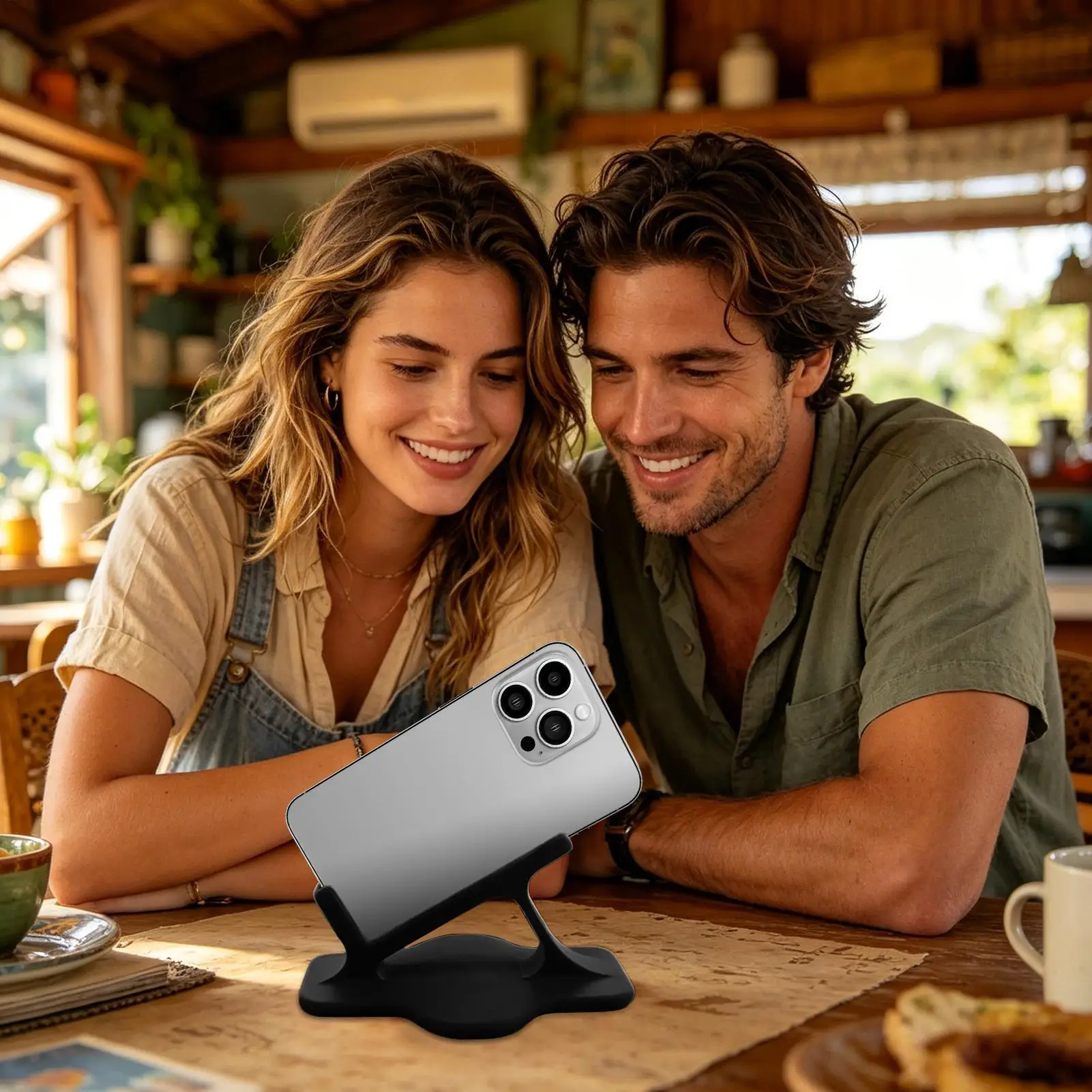 Supporto per Cellulare Stampato in 3D, Universale, Portatile e Stabile, Stand da Tavolo per Comodino, Camera da Letto, Divano, Casa e Ufficio - Image 5