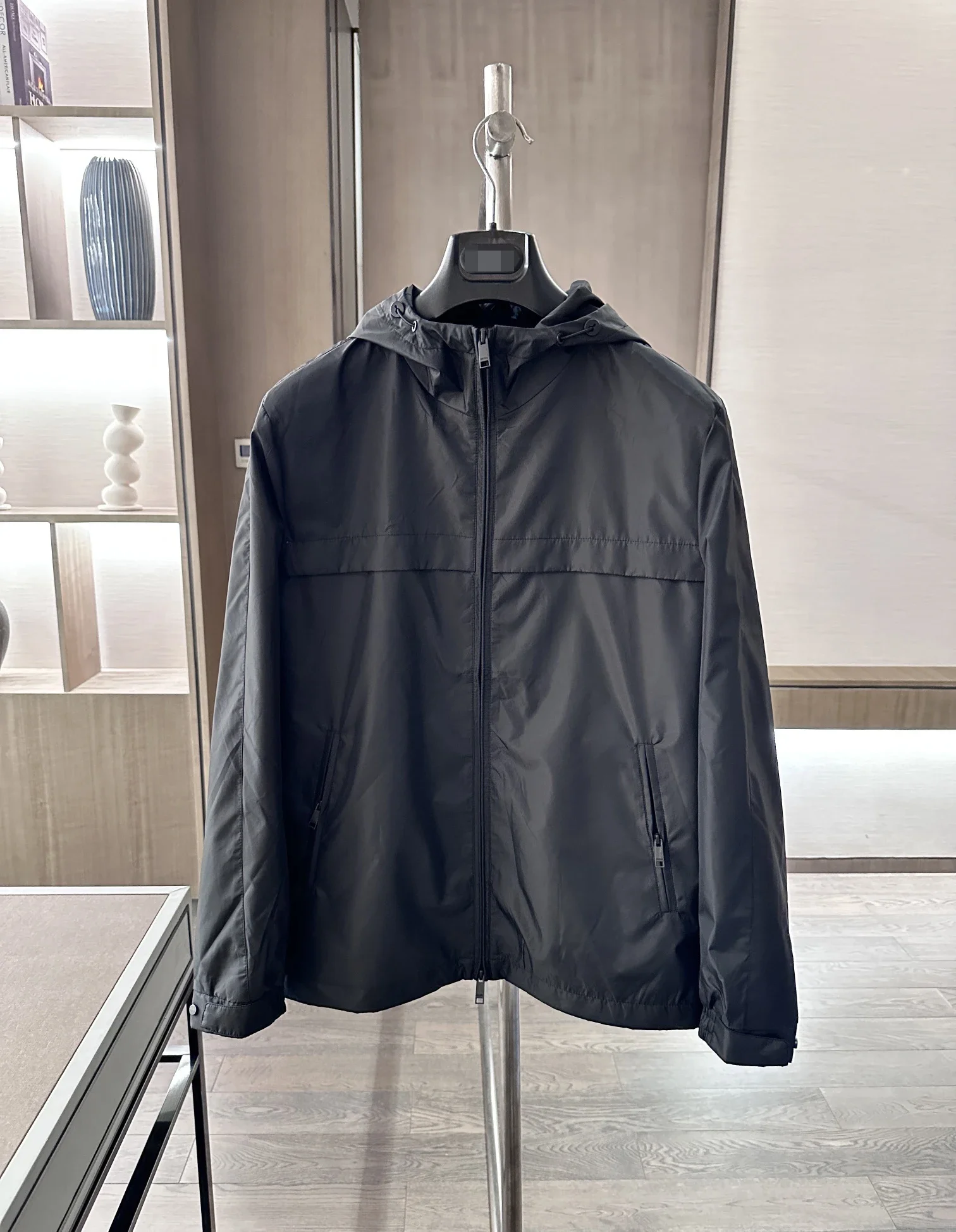 

BILLIONAIRE SIJITONGDA2024 Spring/Summer New Product Men's Jacket Windbreaker Coat Black M-xL