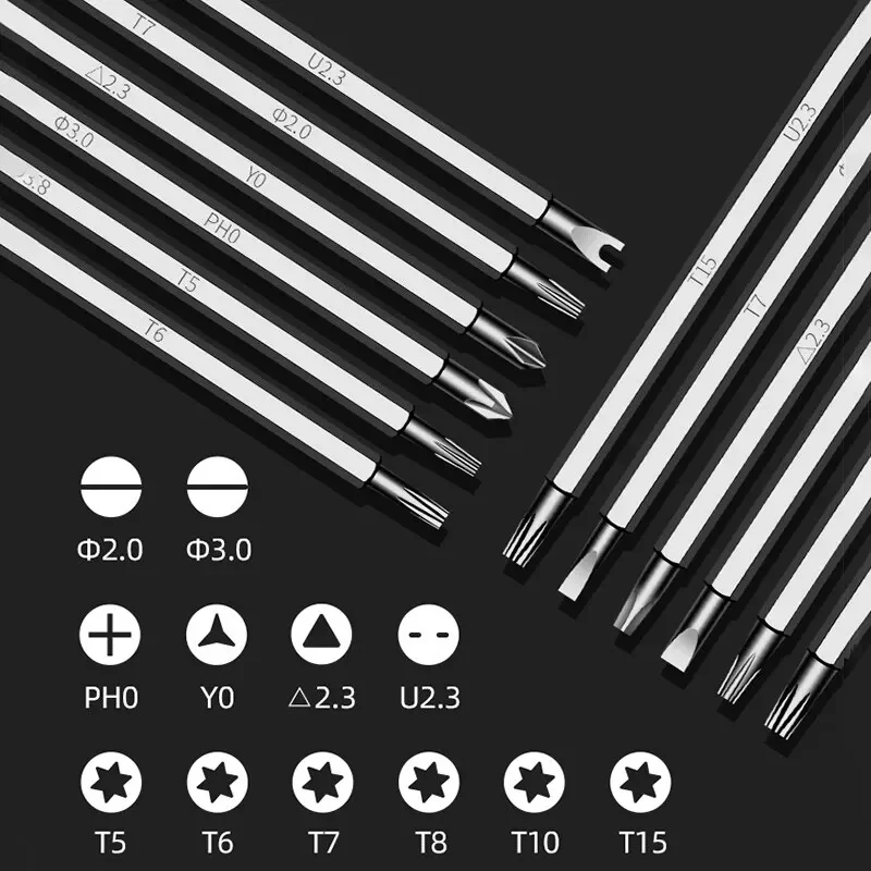 12-in-1 Precision Magnetic Screwdriver Set for Versatile Handheld Maintenance