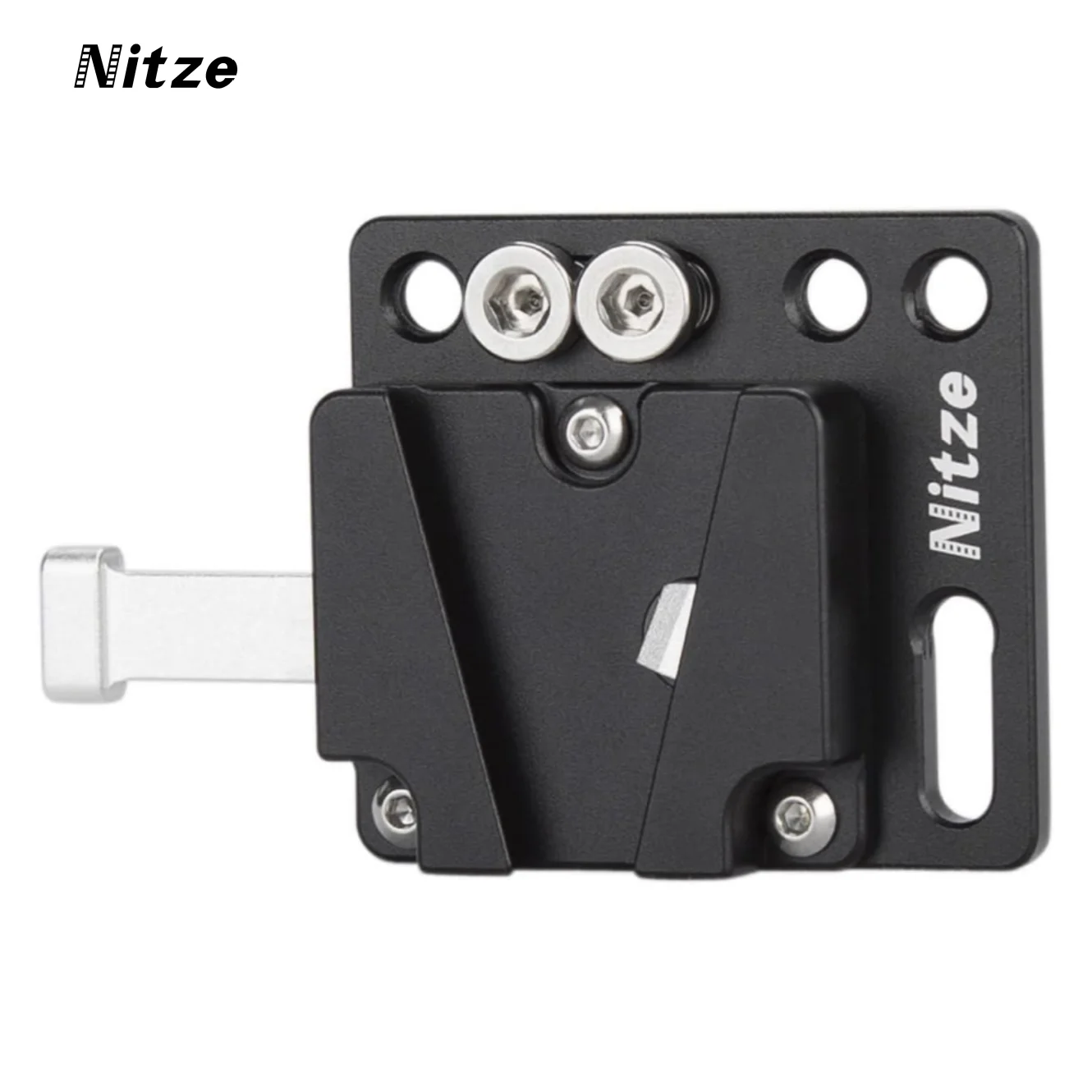 Nitze V 마운트 배터리 플레이트, 알루미늄 합금 V 마운트 플레이트, 1/4 나사 포함