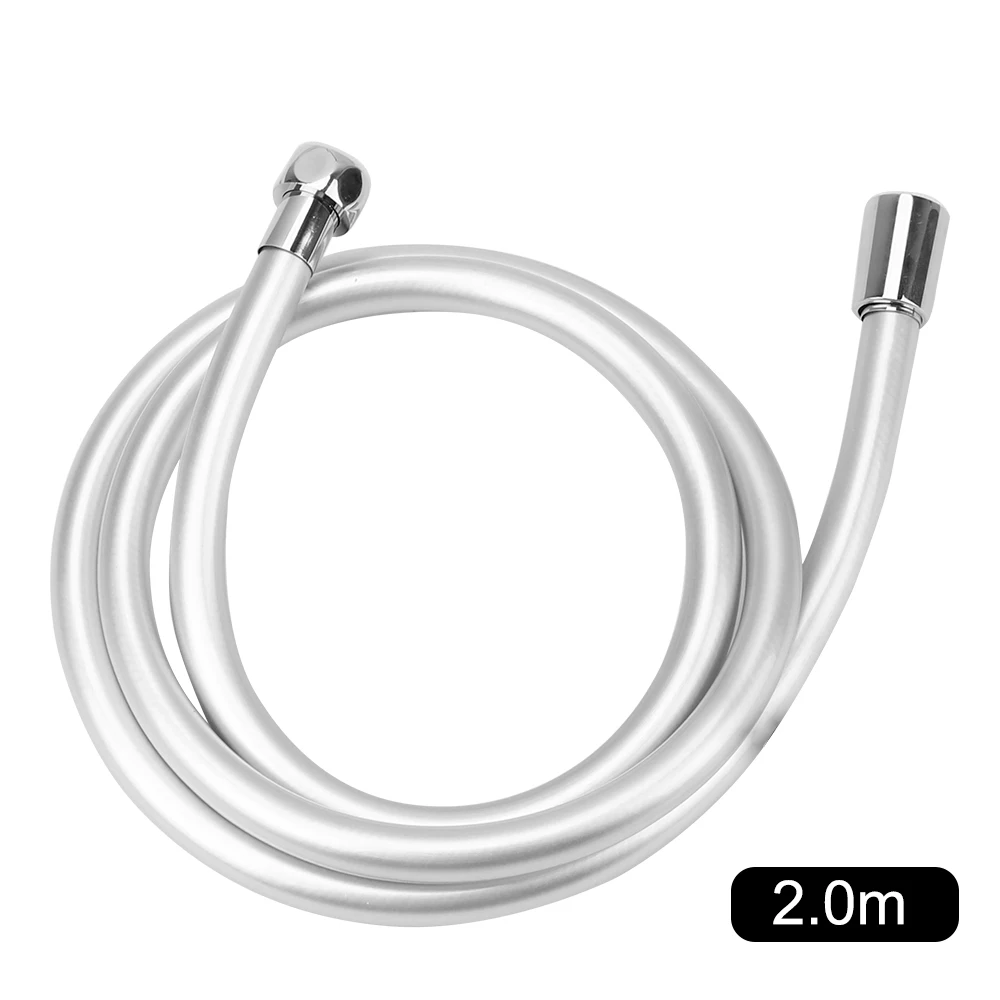 1.2/1.5/2m GI/2 Universal Interface PVC Handheld Shower Hose High Pressure Flexible Anti Winding Bathroom Accessories
