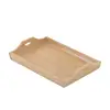 Mini Tray Model House Miniature Tray Ornament Children House Toy Tableware Eating Kitchen Dinner On Rectangular Toy 1