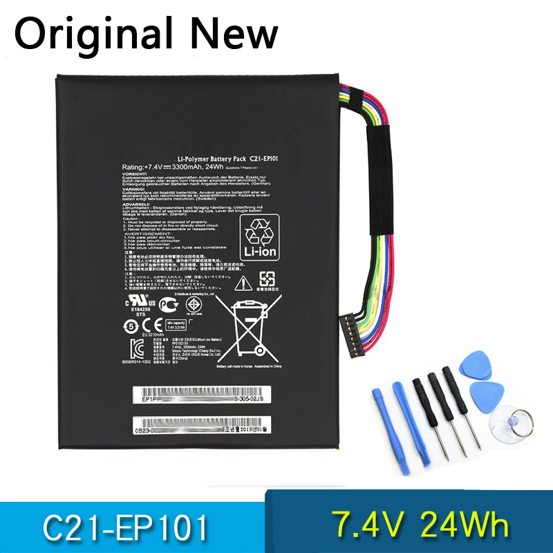 

Новый оригинальный C21-EP101 Аккумулятор для ноутбука ASUS Eee Pad Transformer TF101 TR101 7,4 V 24Wh