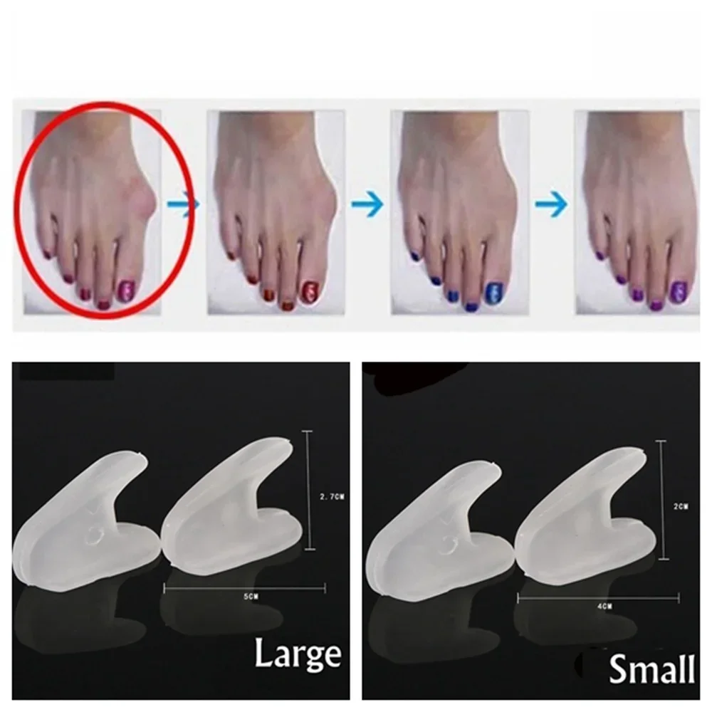 Toe Separator 2Pcs Silicone Toe Separator