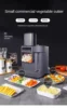 110V 220V Electric Food processor Vegetable, Carrot, Potato Chopper, Slicer and Dicer Vegetable Shredding Machine & 3 Knife Disc 3
