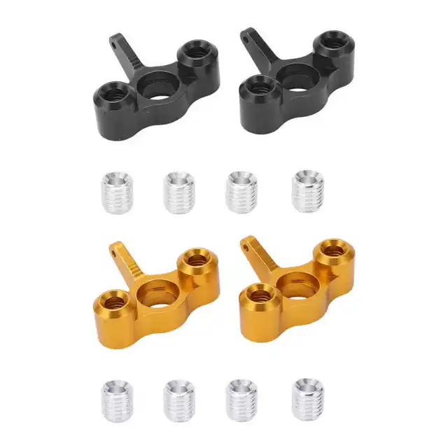 RC Car Steering Block Wear Resistant Aluminum Alloy Steering Knuckles Hub Carrier for JLB 1/10 Truck Series 6
