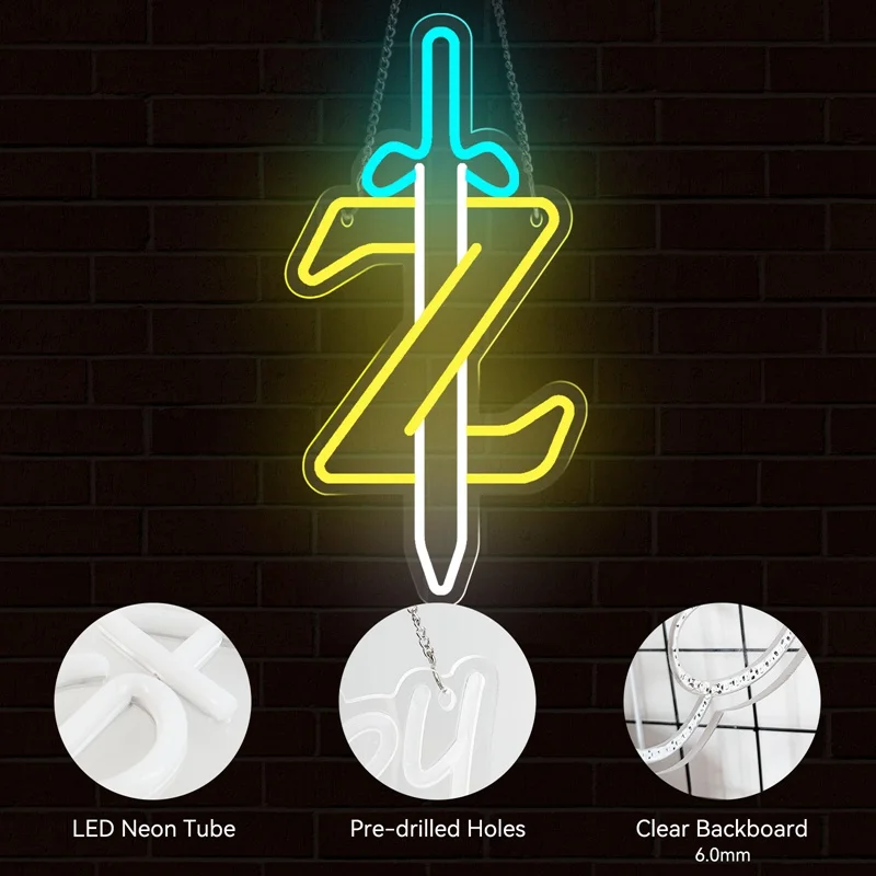 Lampe Neon Epee Zelda