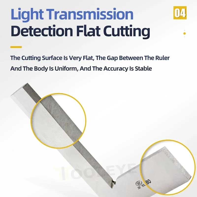 목공용 나이프 엣지 스퀘어 눈금자, 금속 목공 및 조이너리 도구 세트, 스퀘어 측정 시도, 스퀘어 앵글 눈금자, 90 도