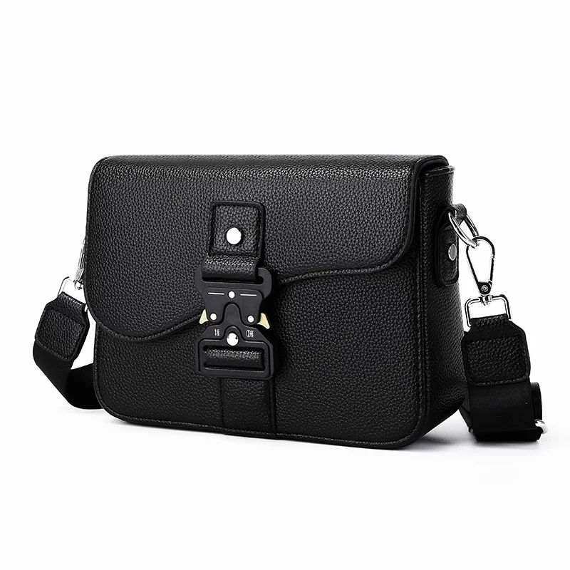 High-End Men’s PU Leather Crossbody Sling Bag