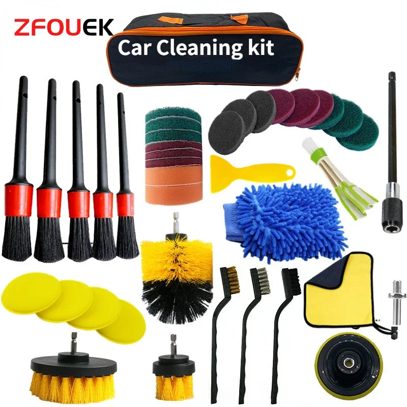 CarDetailingBrushesKitBrushesforAutomotiveCleaningAutoAir