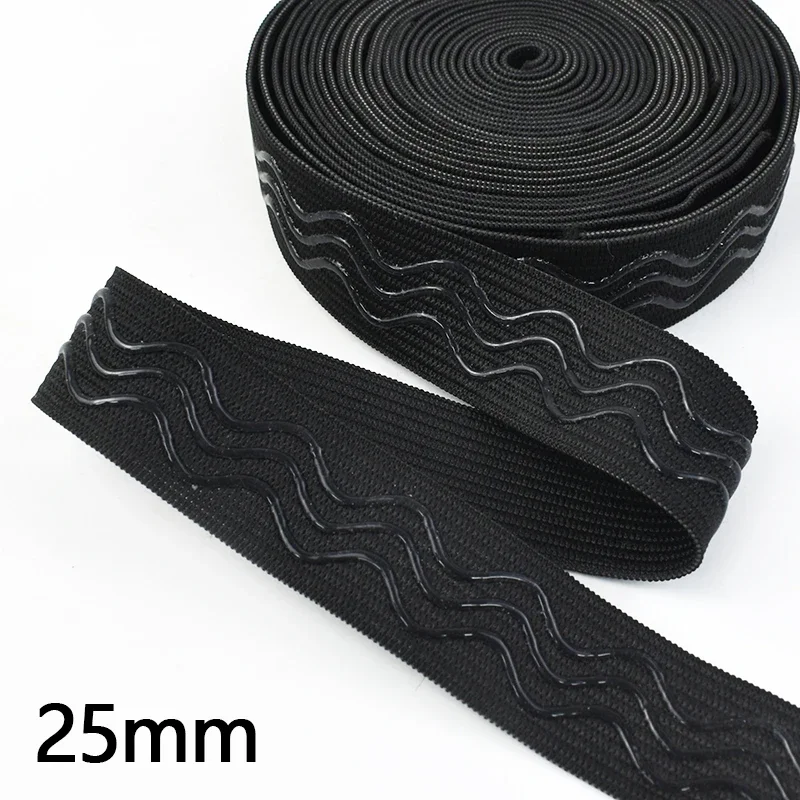 Silicone Elastic Non-Slip Stretch Tape for Sportswear and Garments