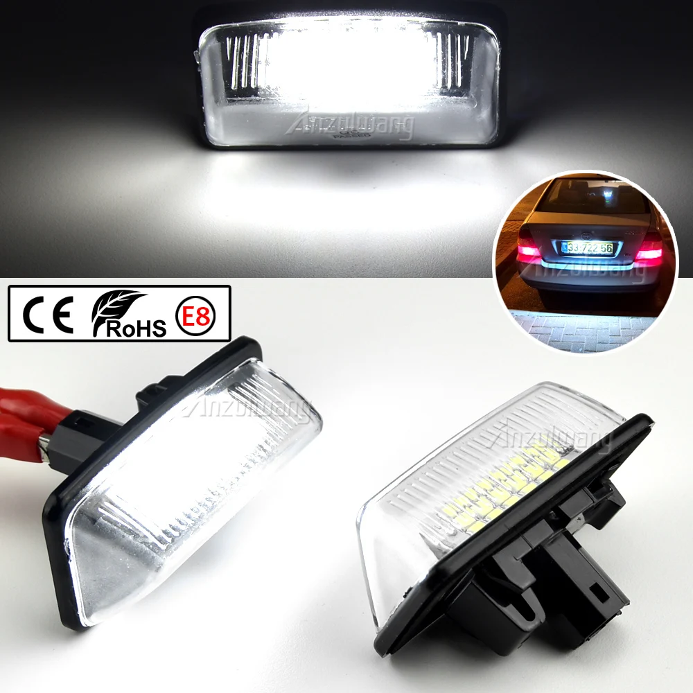 

License Number Lamp For Toyota Corolla E11 ZE12 NDE12 Crown S180 Noah Voxy Starlet EP91 Previa ACR50 LED License Plate Light