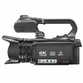 6K Digital Video Camera 64MP 4inch Touch Screen Vlogging Camera 18x Digital Zoom Camcorder for YouTube Live Streaming Vlogging 1