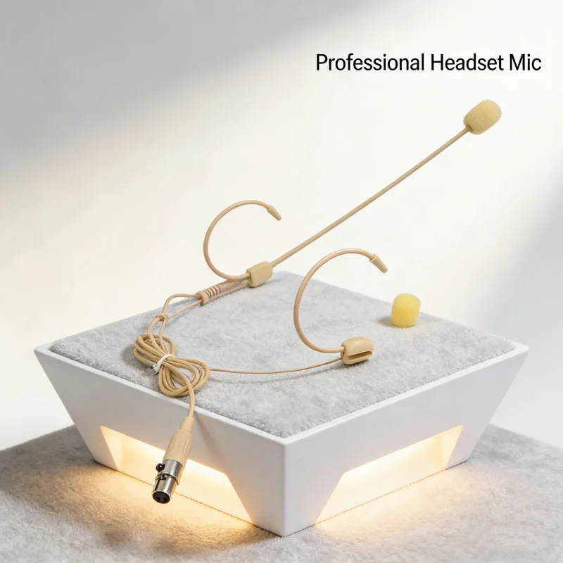슈어, 젠하이저, AKG, 미프로용 슈퍼카로다이오드 마이크, 하이퍼디렉셔널 마이크, 노이즈 차단, 4핀, 3핀 XLR, 3.5mm 헤드 웨어링