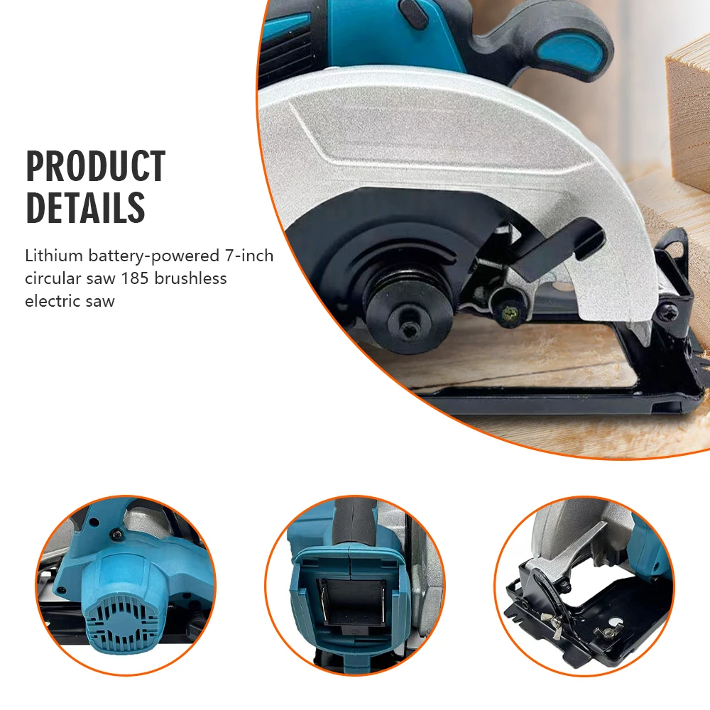 Cordless Circular Woodworking Saw Tool