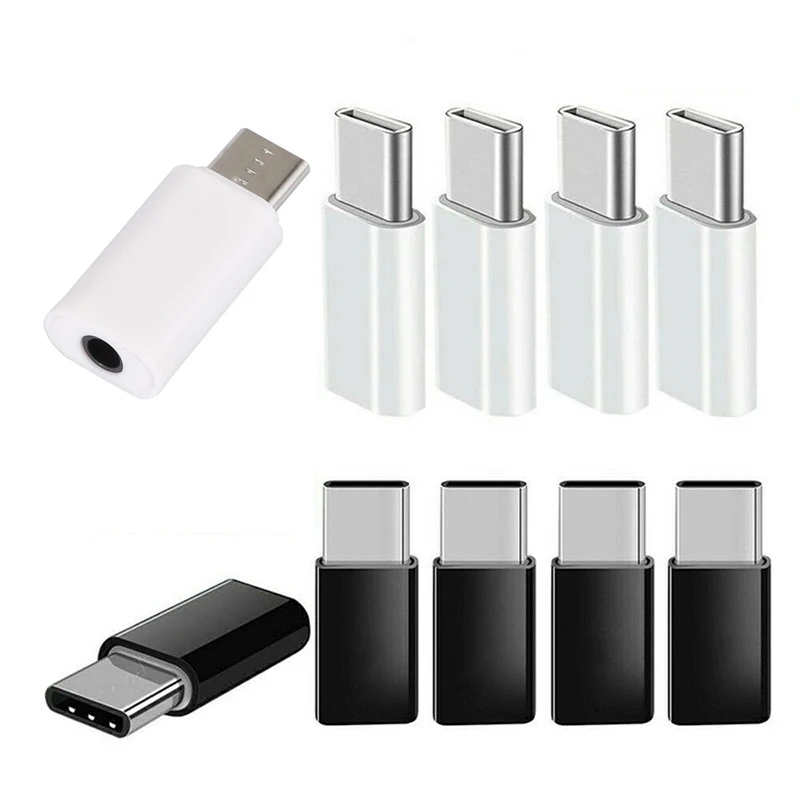 Type C To 3.5mm Jack Adapter Male Type C to Female 3.5mm Adapter For Laptops Xiaomi Huawei Honor 3.55mm Wired Headphone type c to 3.5mm adapter type c aux adapter type c to aux adapter
