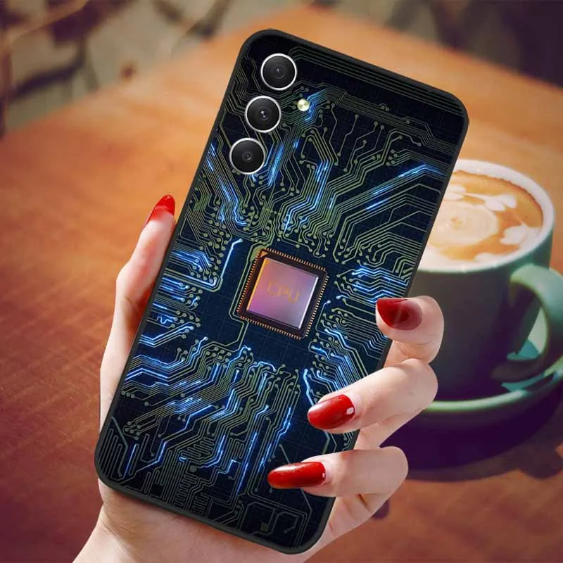 Star Planet Soft Silicone Camera Protection Phone Cover with Lion Design - TPU Capa
