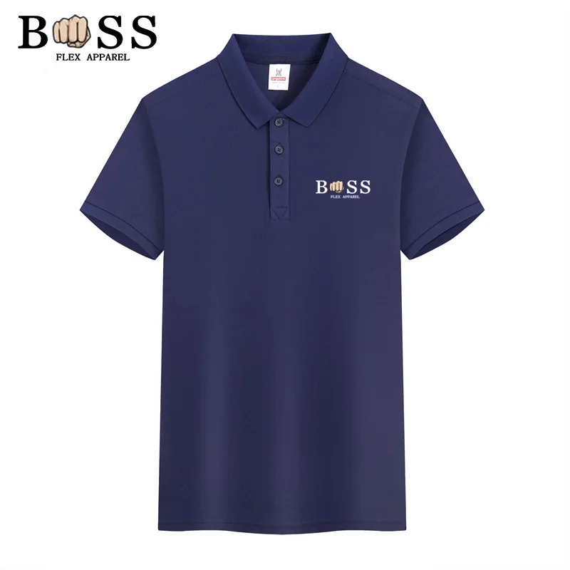 

Summer Men's Casual Short-sleeved Polo Shirt, Slim-fit Casual Shirt, Men's Fitness Sportswear, Printed Lapel Men's Shirt