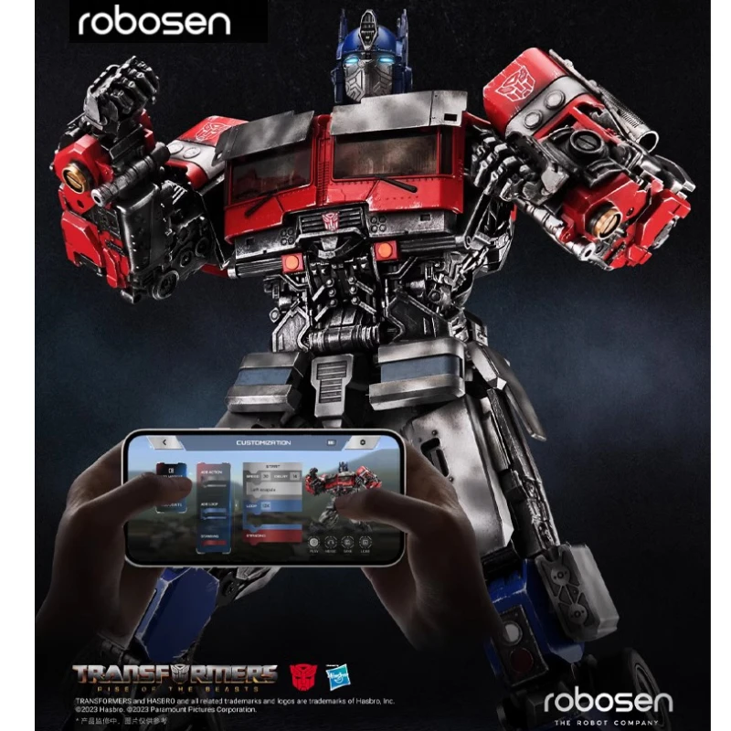 Robosen Transformers Rise Of The Animals Optimus Prime Limited Edition Smart Robot Controllo Vocale Programmabile Nuovo Di Zecca In Magazzino